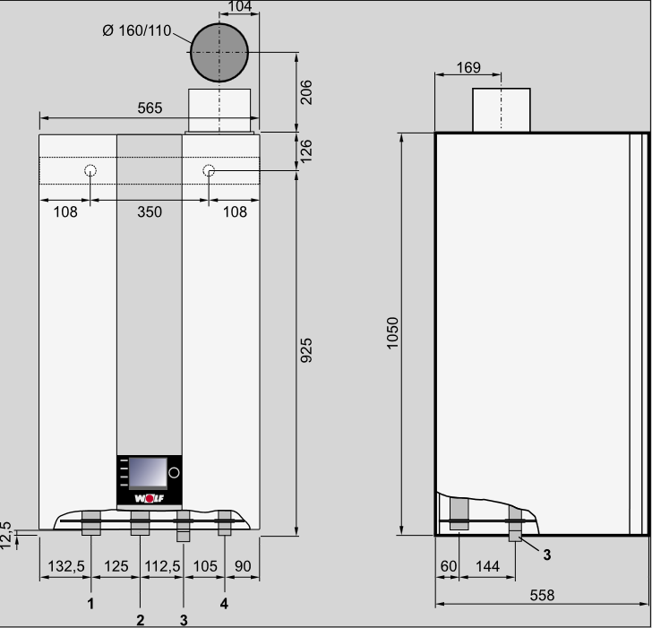 Газов котел - кондензен CGB-2-100 Газов котел - кондензен CGB-2-100